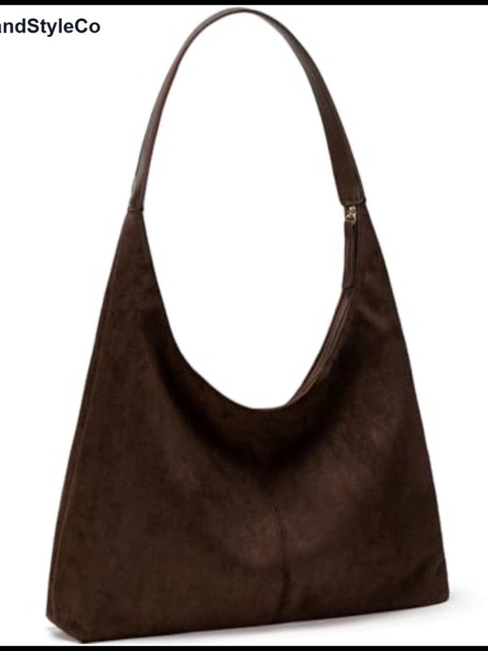 Large Vegan Leather Tote Bag with Zipper Shoulder Purse Hobo